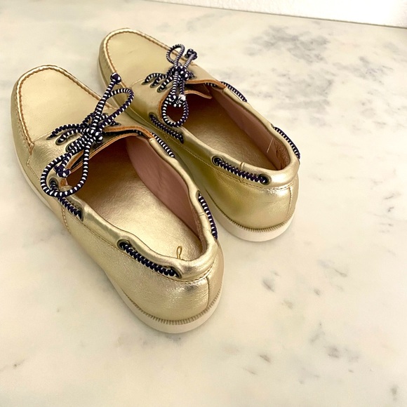 J Crew gold metallic boat shoes - Picture 5 of 5